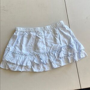 John Galt Light Blue Flare Mini Skirt (OS)